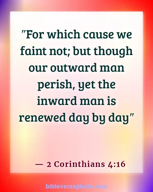 Morning Bible Verse With picture KJV (2 Corinthians 4:16)