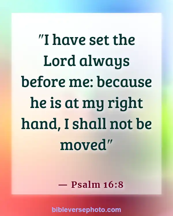 Morning Bible Verse With picture KJV (Psalm 16:8)