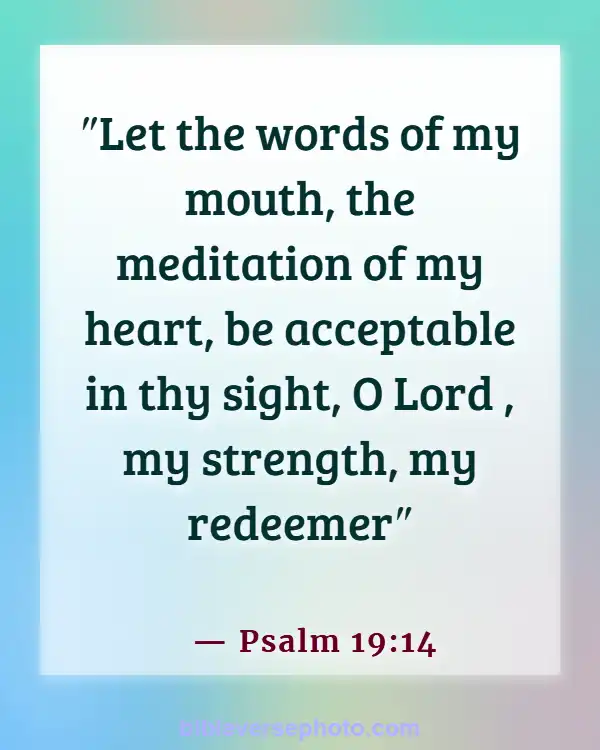 Morning Bible Verse With picture KJV (Psalm 19:14)