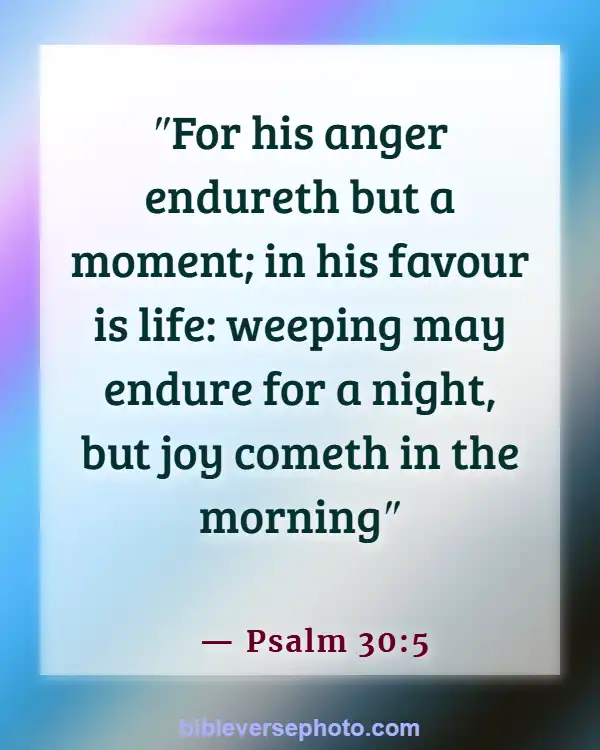 Morning Bible Verse With picture KJV (Psalm 30:5)