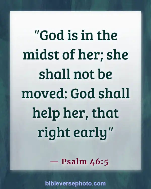 Morning Bible Verse With picture KJV (Psalm 46:5)