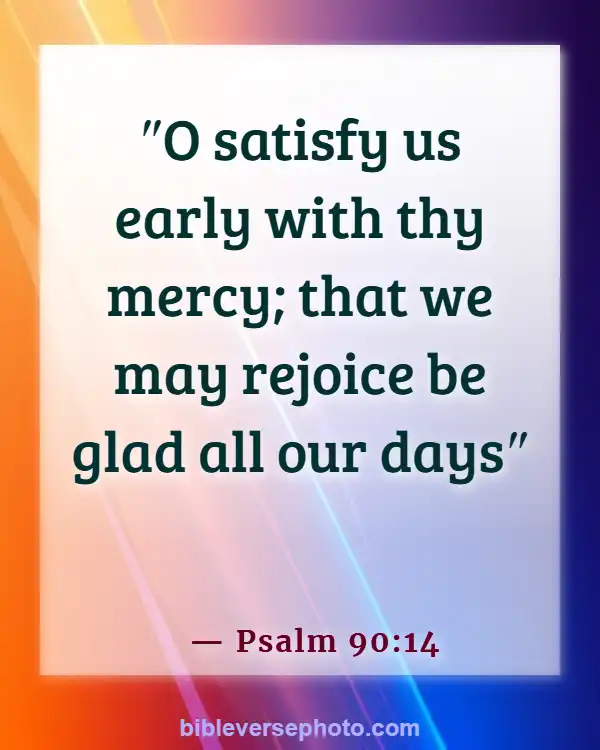 Morning Bible Verse With picture KJV (Psalm 90:14)