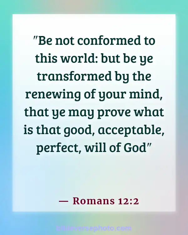 Morning Bible Verse With picture KJV (Romans 12:2)