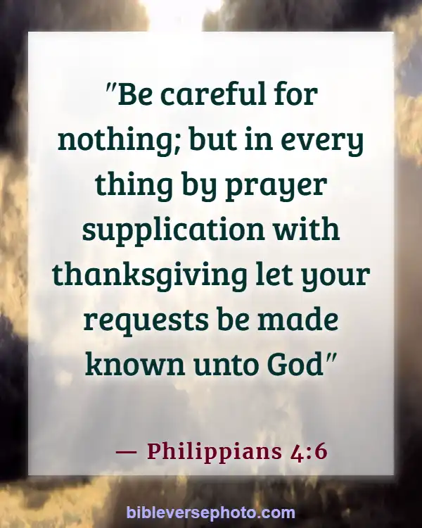 Night Bible Verse With picture (Philippians 4:6)